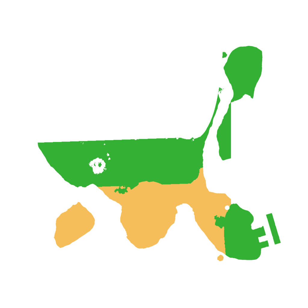 Biome Rust Map: Procedural Map, Size: 2000, Seed: 321120940