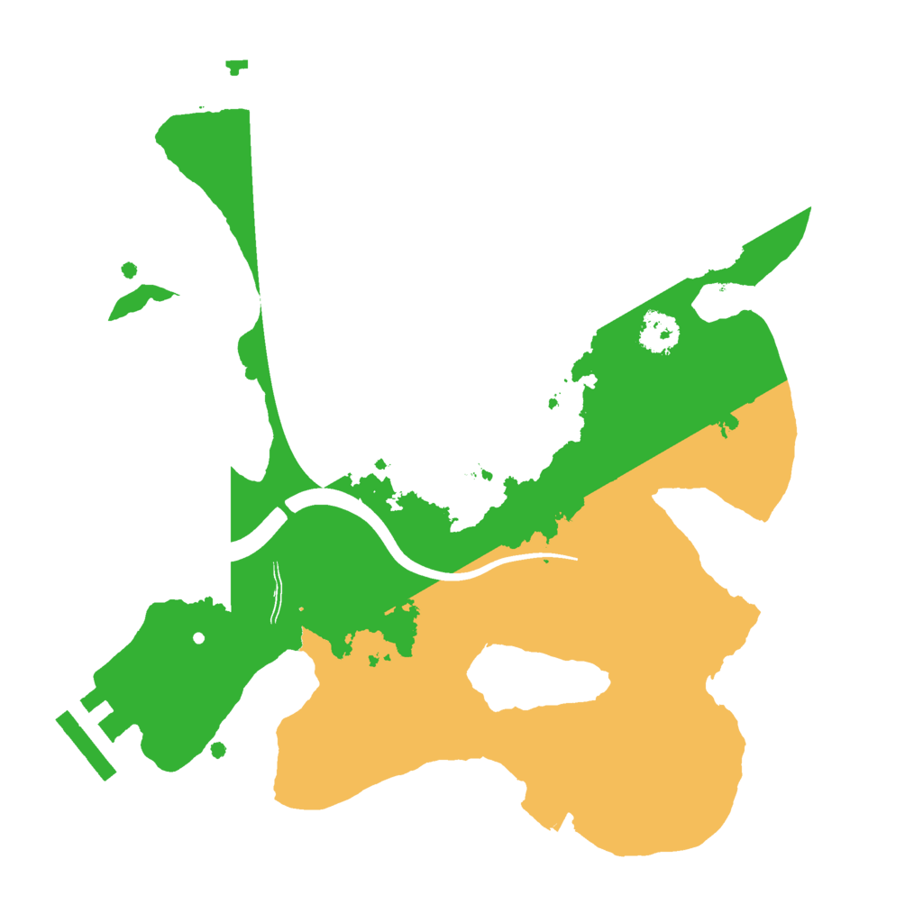 Biome Rust Map: Procedural Map, Size: 2350, Seed: 65537