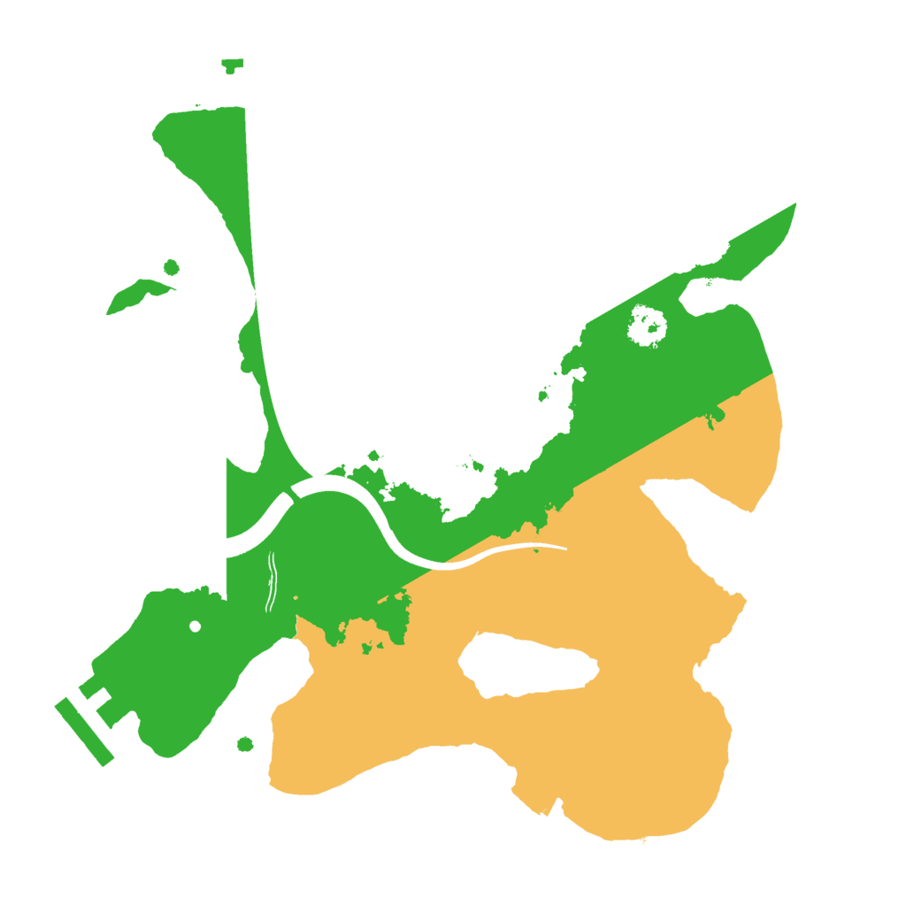Biome Rust Map: Procedural Map, Size: 2350, Seed: 65537