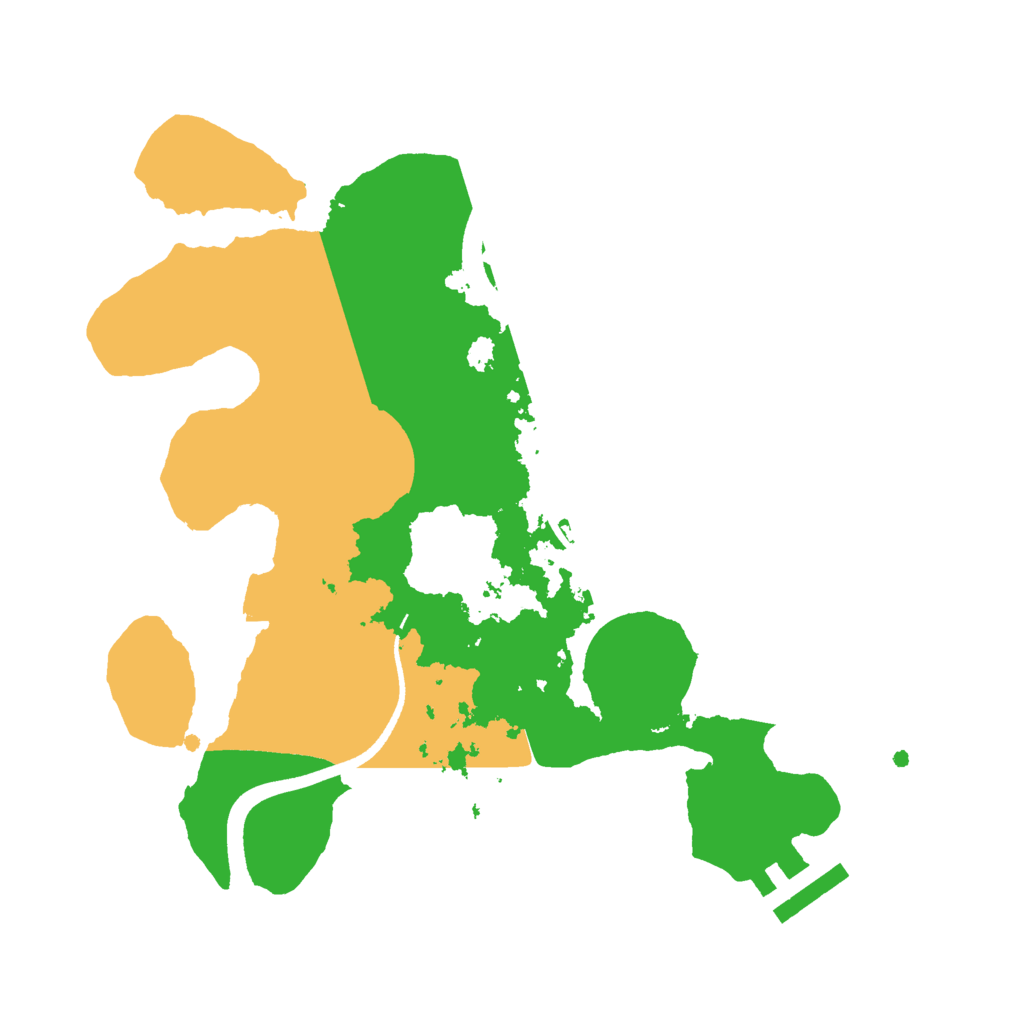 Biome Rust Map: Procedural Map, Size: 2500, Seed: 1370256864