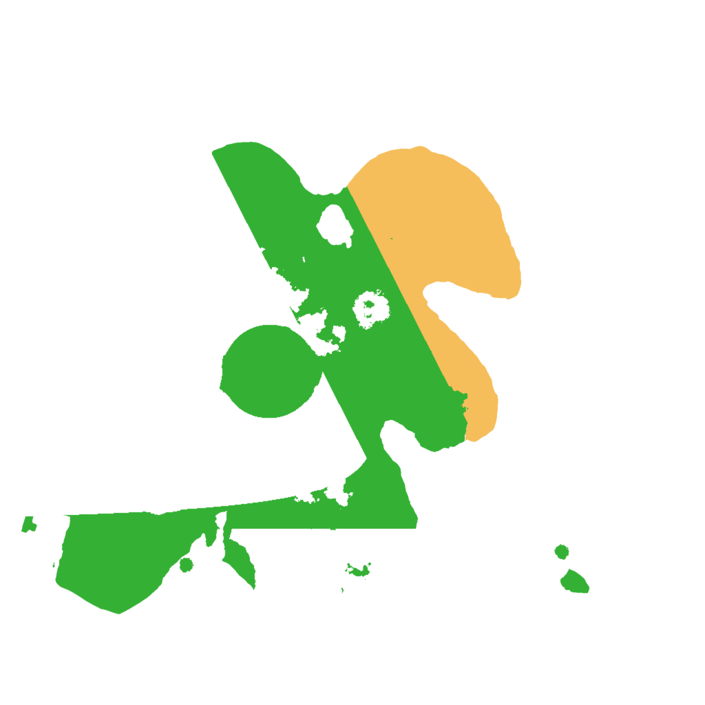 Biome Rust Map: Procedural Map, Size: 2000, Seed: 1609906741