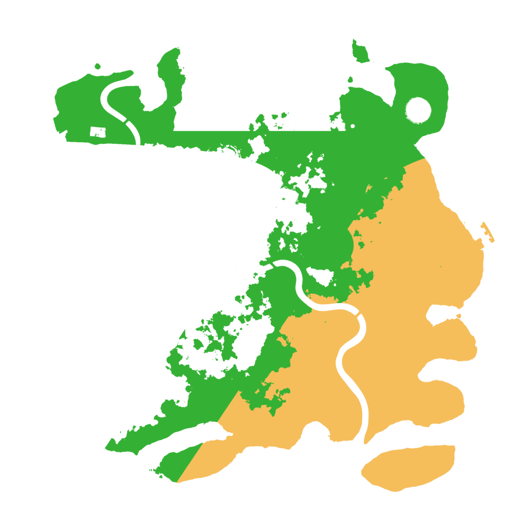 Biome Rust Map: Procedural Map, Size: 3600, Seed: 979