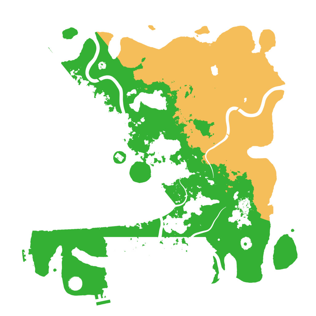 Biome Rust Map: Procedural Map, Size: 4000, Seed: 181397074