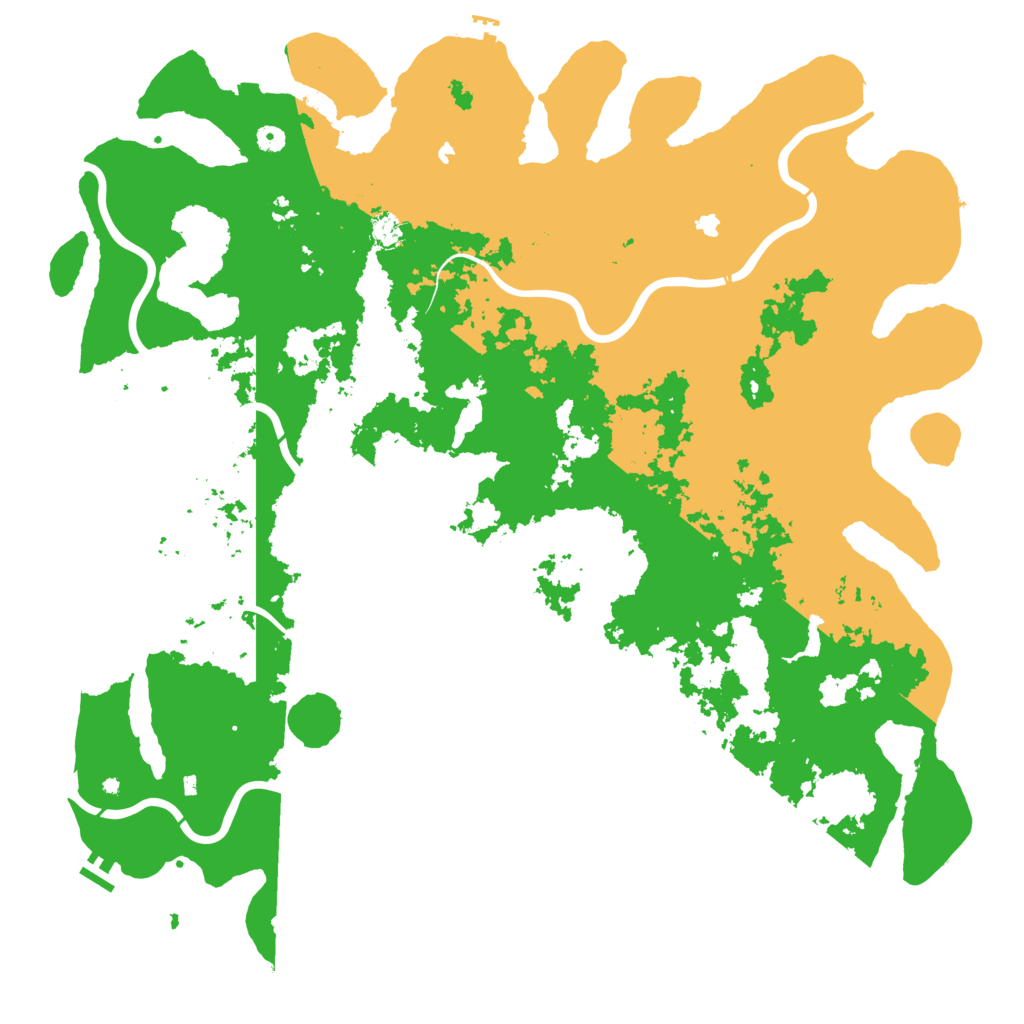 Biome Rust Map: Procedural Map, Size: 5500, Seed: 4963