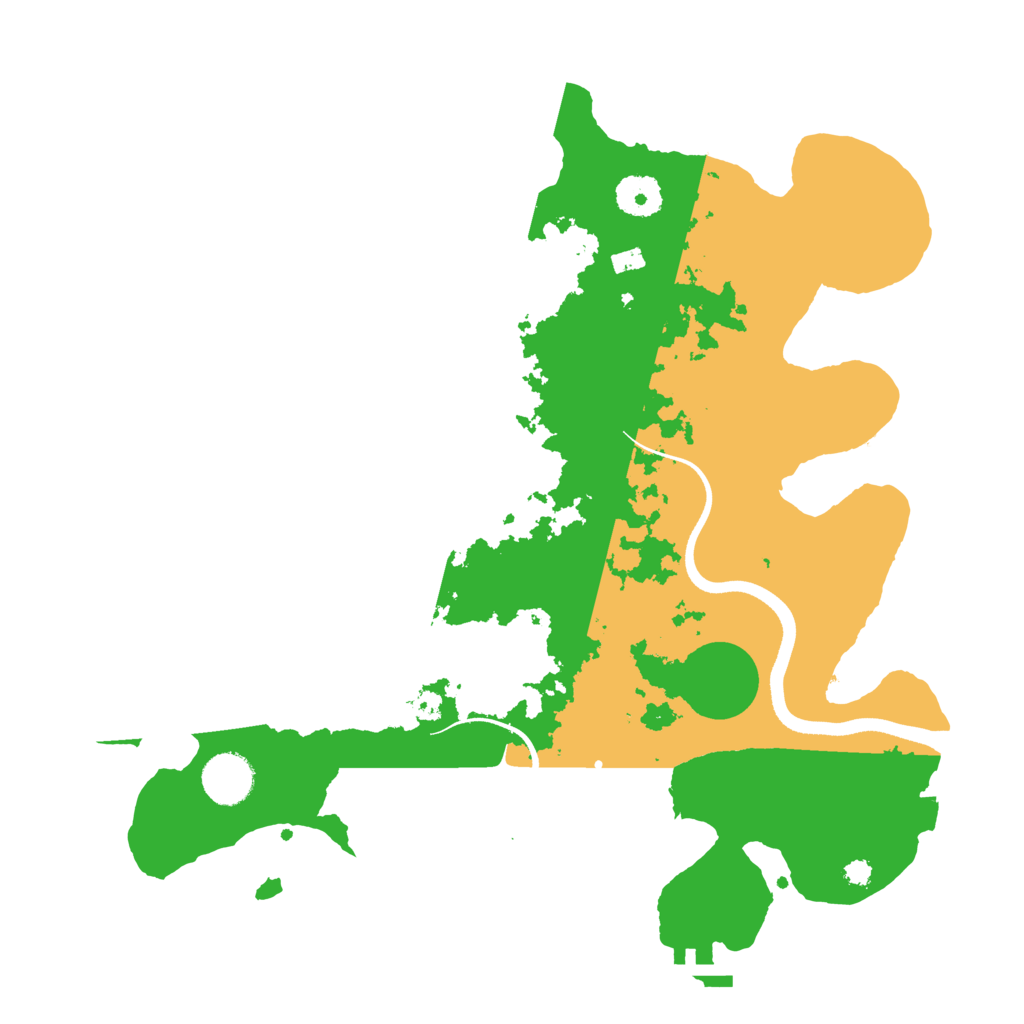Biome Rust Map: Procedural Map, Size: 3500, Seed: 1988207368