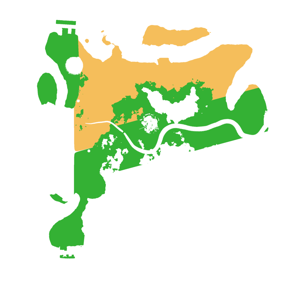 Biome Rust Map: Procedural Map, Size: 3000, Seed: 32717