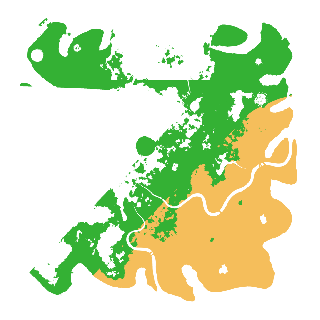 Biome Rust Map: Procedural Map, Size: 4500, Seed: 2078678157
