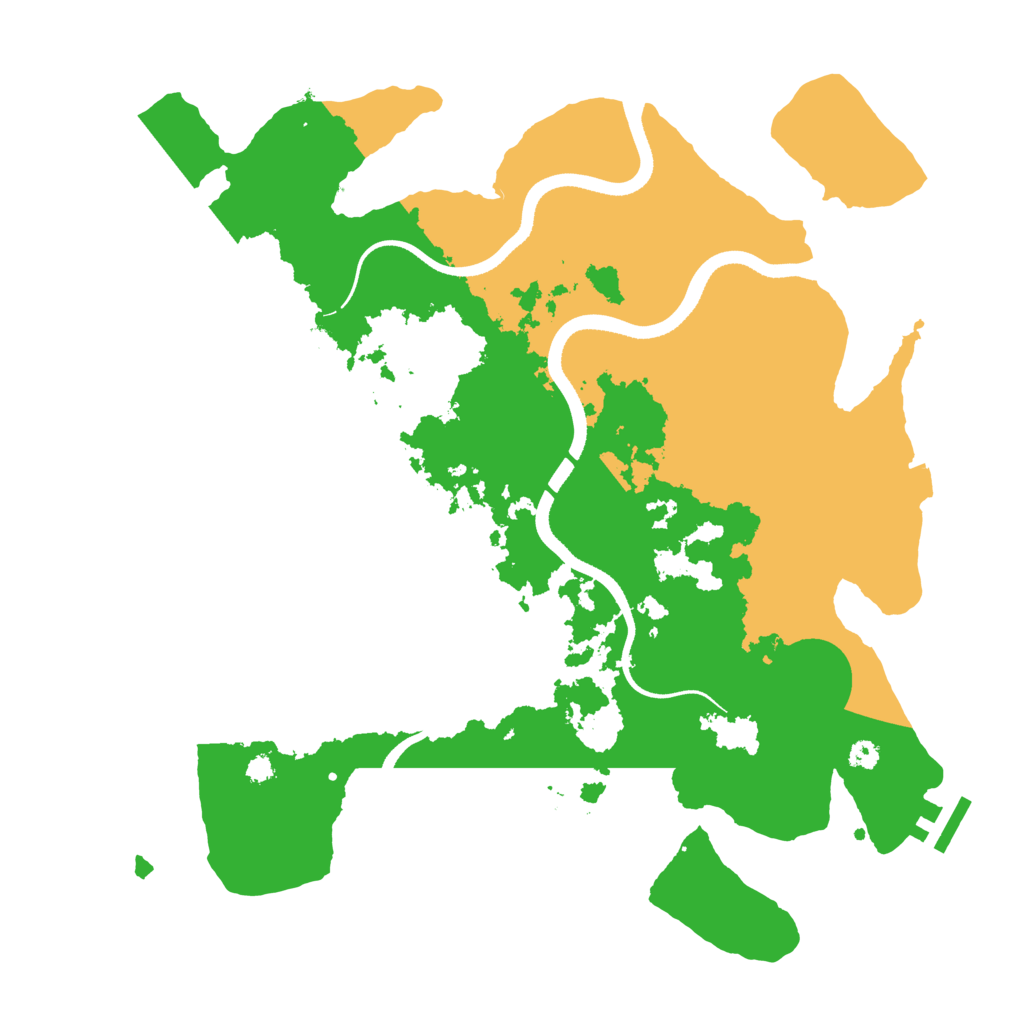 Biome Rust Map: Procedural Map, Size: 3500, Seed: 1920840364
