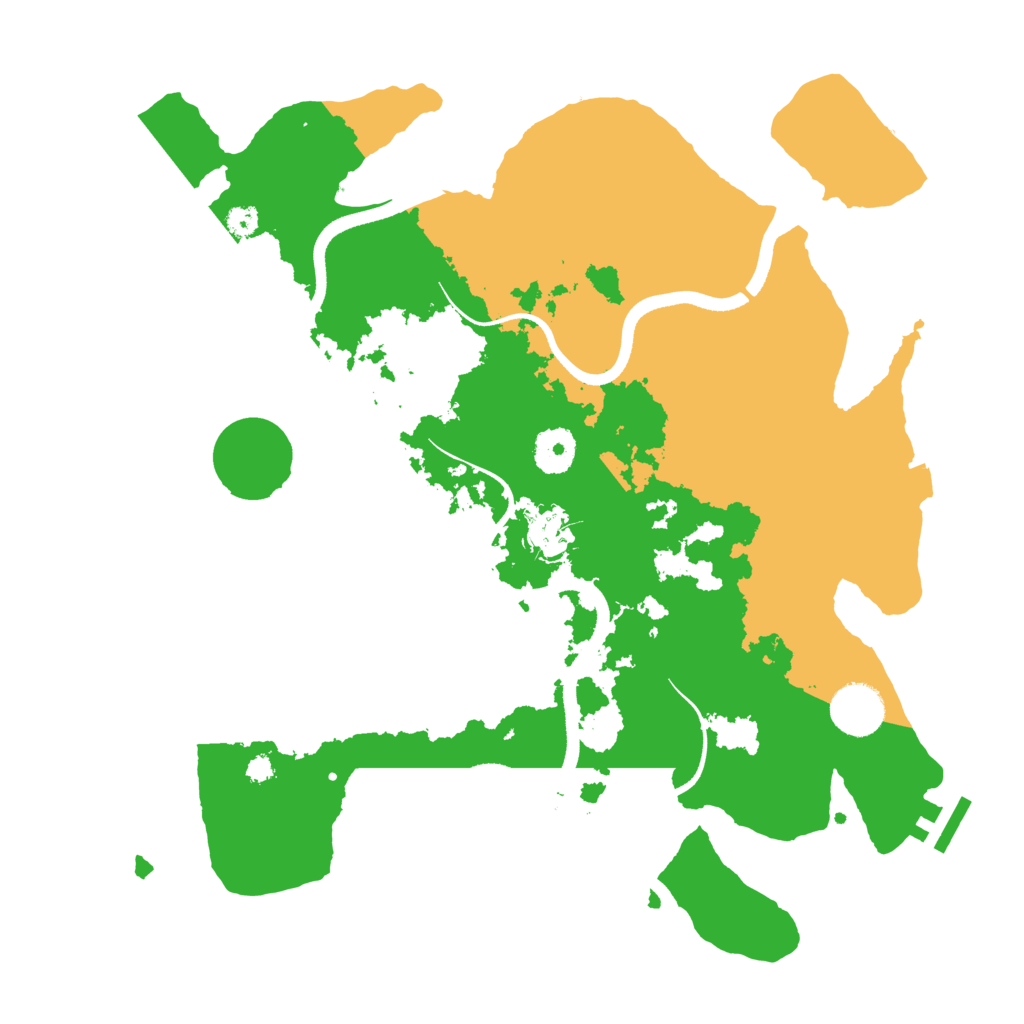 Biome Rust Map: Procedural Map, Size: 3500, Seed: 1920840364