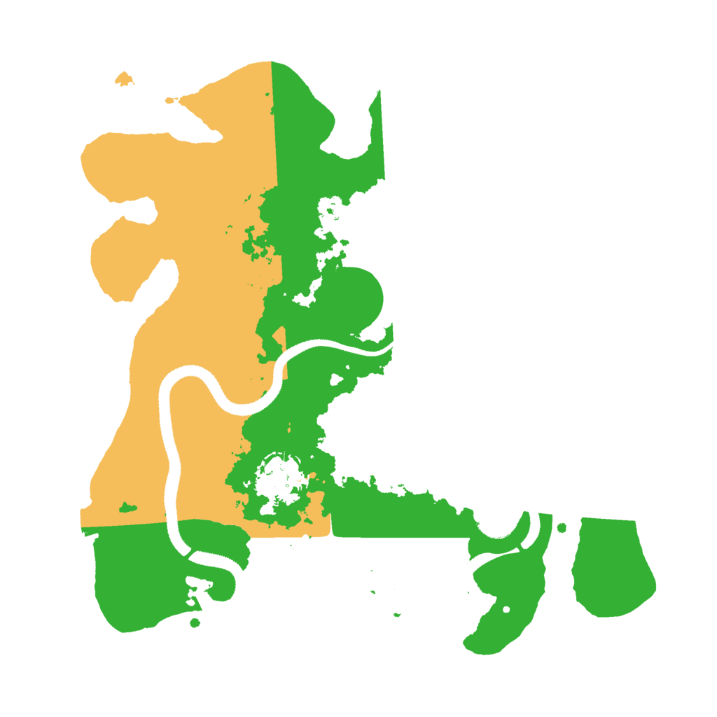 Biome Rust Map: Procedural Map, Size: 3000, Seed: 27153