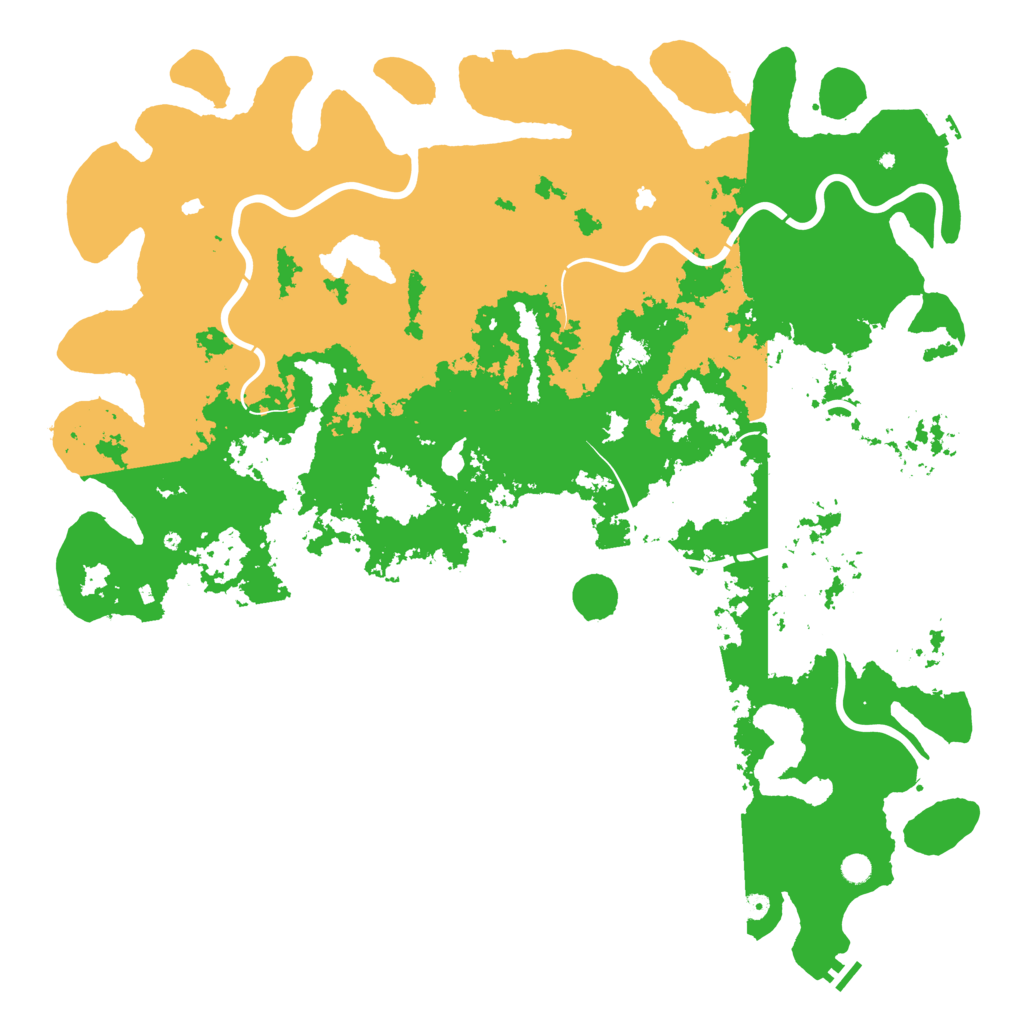Biome Rust Map: Procedural Map, Size: 6000, Seed: 162869