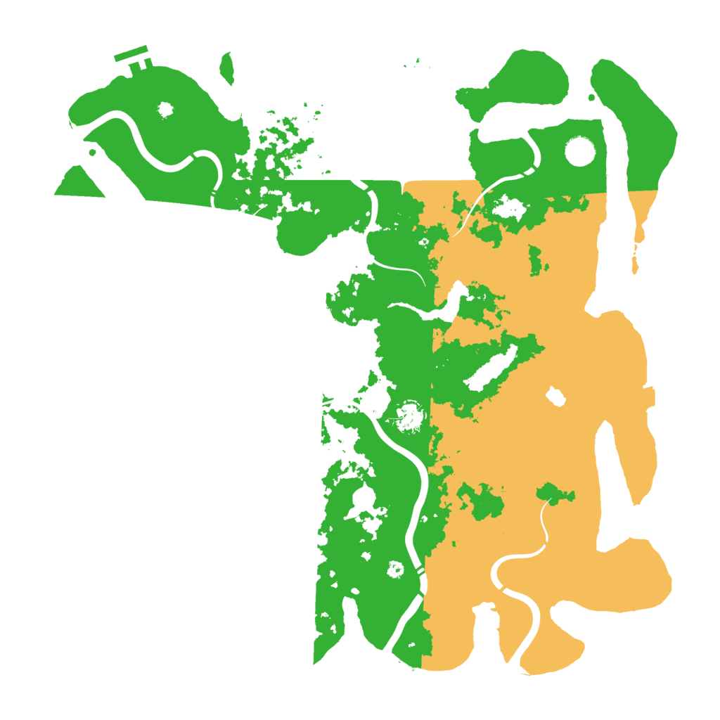 Biome Rust Map: Procedural Map, Size: 4250, Seed: 2306