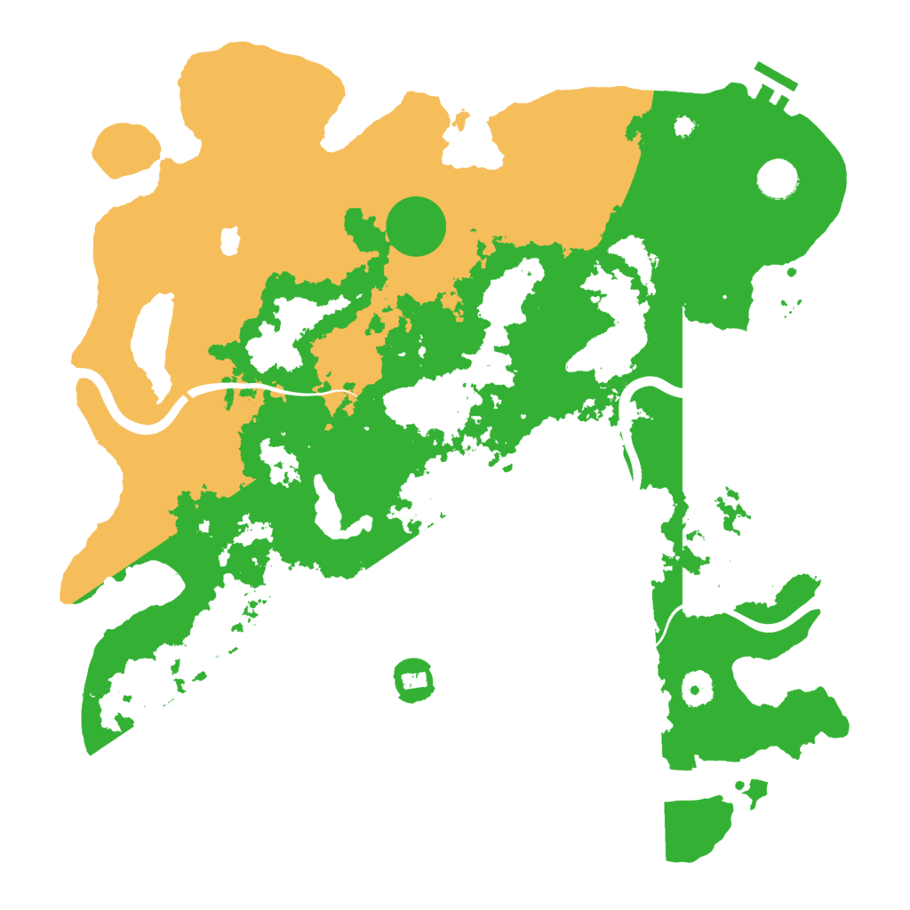 Biome Rust Map: Procedural Map, Size: 4000, Seed: 164829919