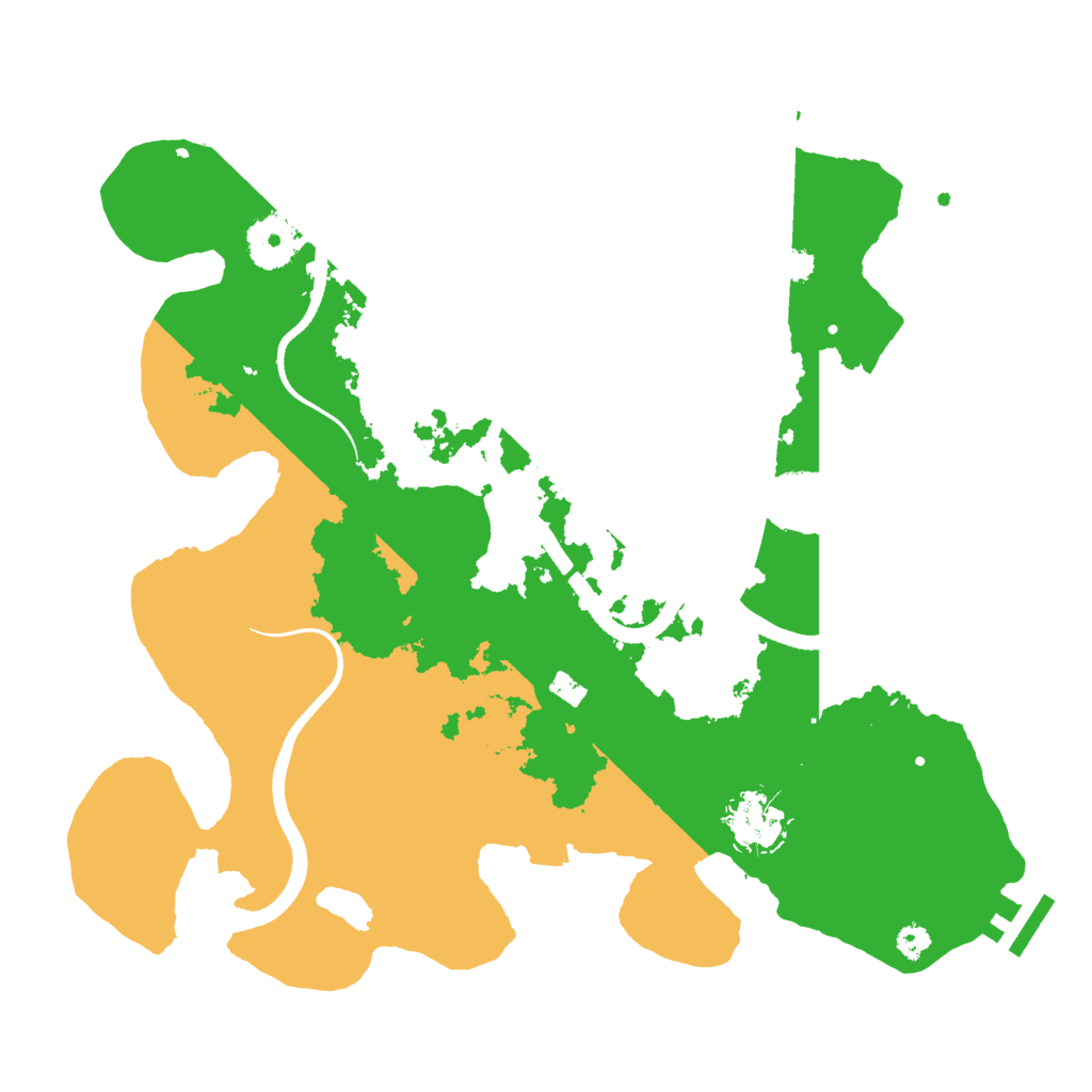 Biome Rust Map: Procedural Map, Size: 3300, Seed: 717646387