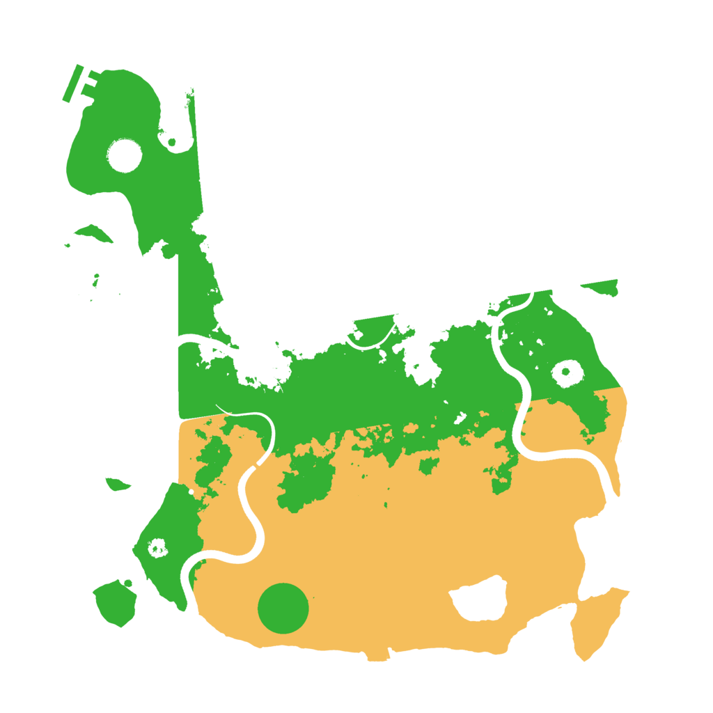 Biome Rust Map: Procedural Map, Size: 3700, Seed: 1953326012