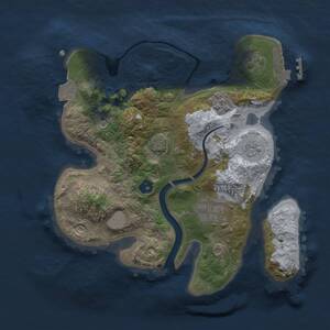 Thumbnail Rust Map: Procedural Map, Size: 2350, Seed: 420, 7 Monuments