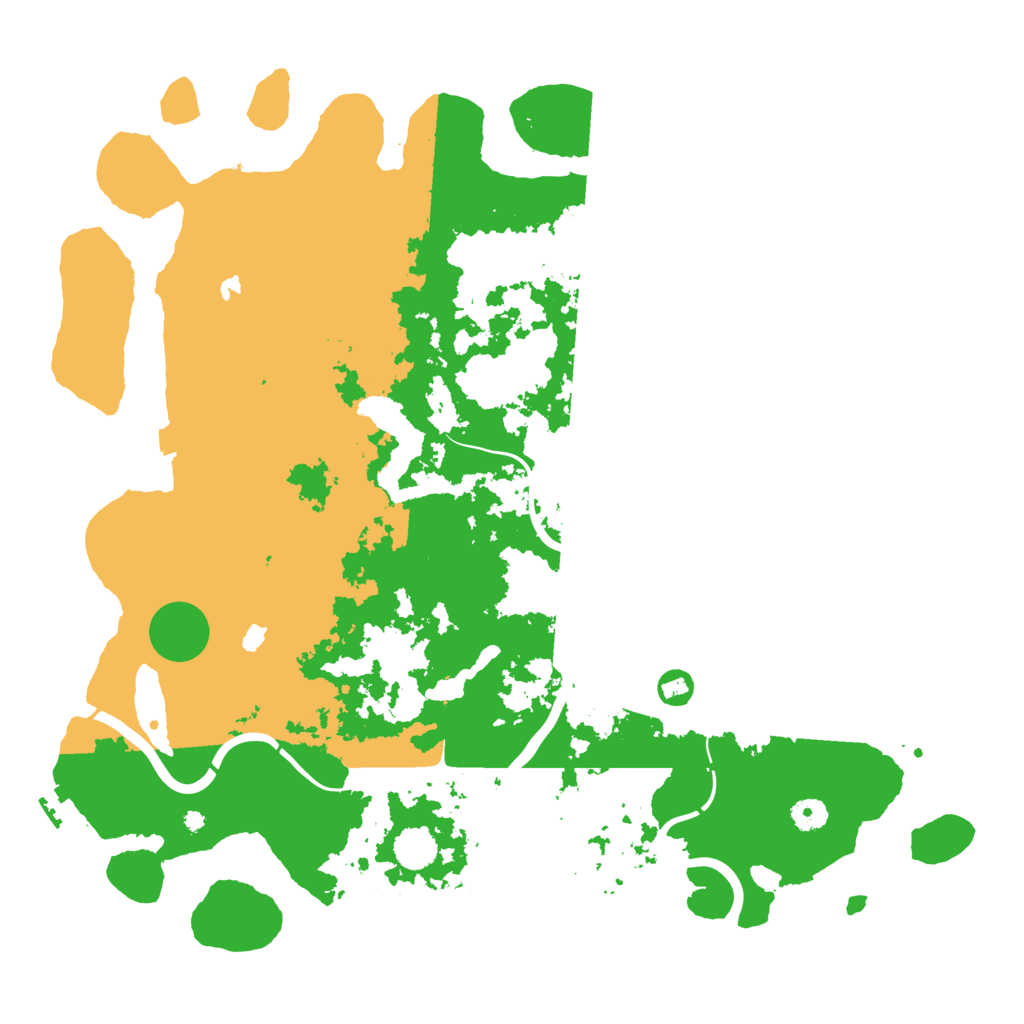 Biome Rust Map: Procedural Map, Size: 4500, Seed: 1387610464