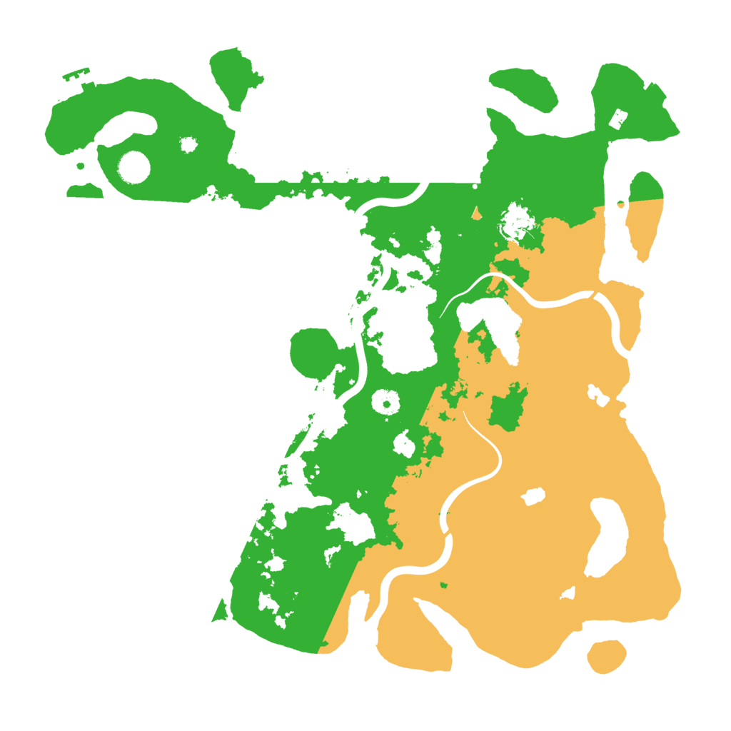 Biome Rust Map: Procedural Map, Size: 4000, Seed: 48526
