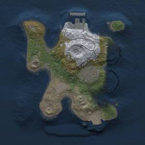 Thumbnail Rust Map: Procedural Map, Size: 1900, Seed: 1003092227, 4 Monuments