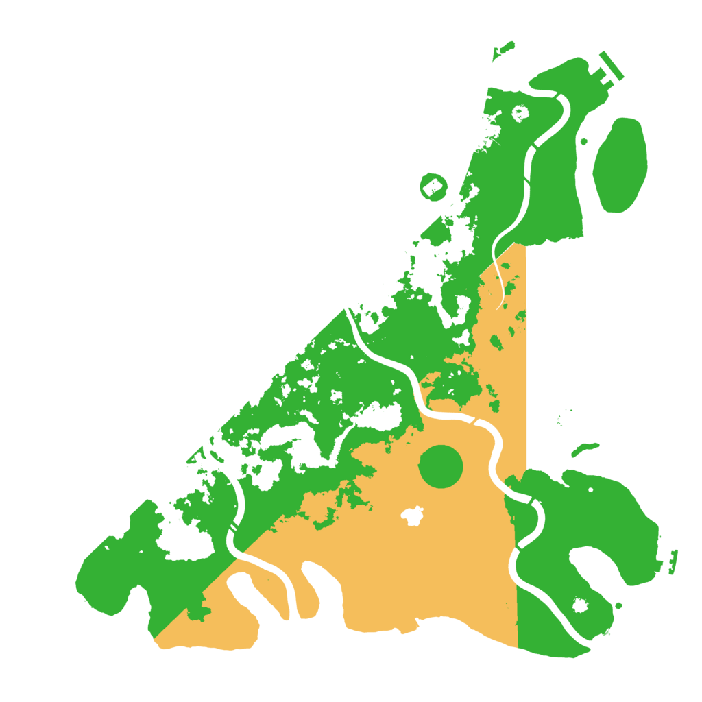 Biome Rust Map: Procedural Map, Size: 4250, Seed: 28144