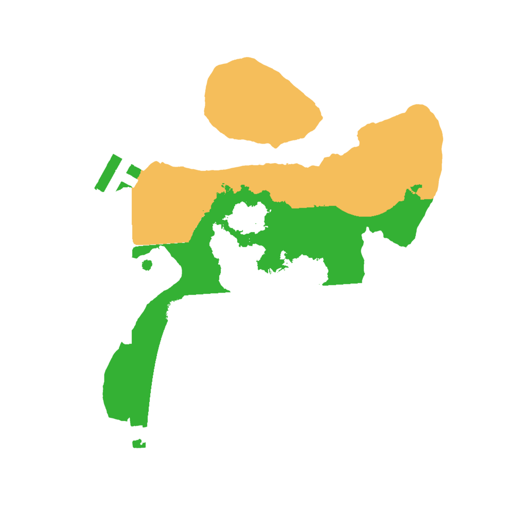 Biome Rust Map: Procedural Map, Size: 2000, Seed: 75756637