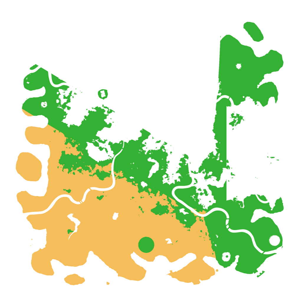 Biome Rust Map: Procedural Map, Size: 5000, Seed: 648248