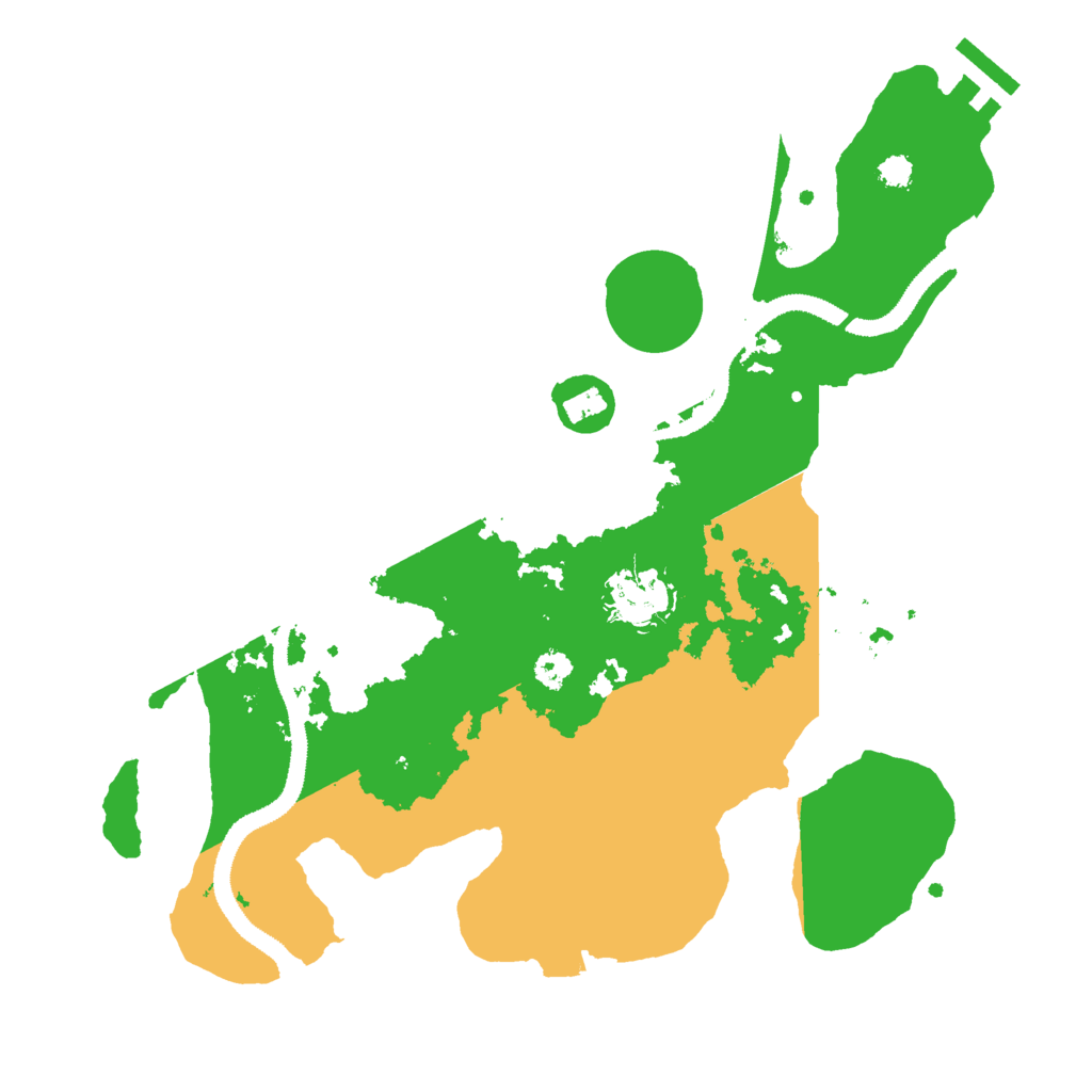 Biome Rust Map: Procedural Map, Size: 3000, Seed: 156452