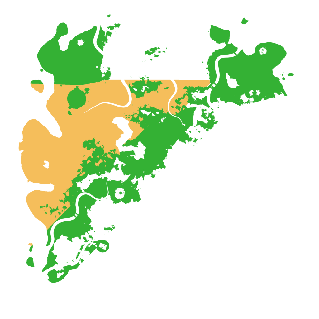 Biome Rust Map: Procedural Map, Size: 4500, Seed: 210267475