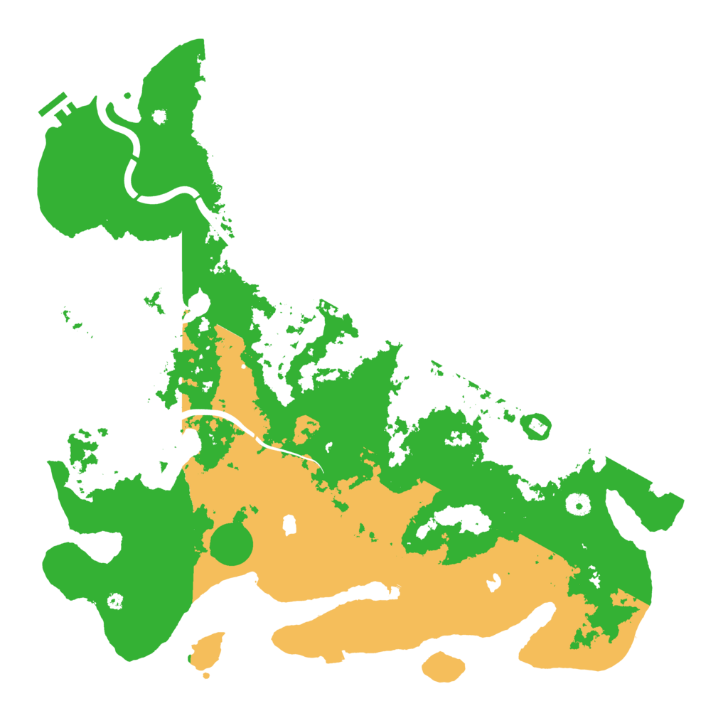 Biome Rust Map: Procedural Map, Size: 4500, Seed: 270863732