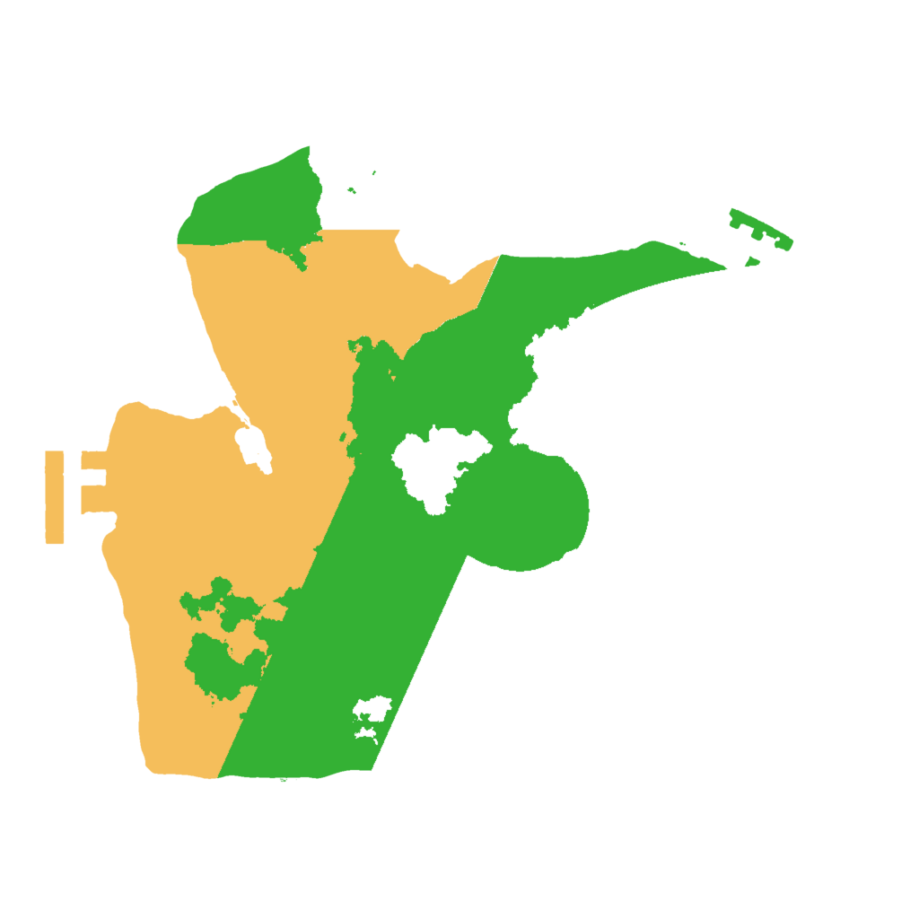 Biome Rust Map: Procedural Map, Size: 2000, Seed: 2088038630