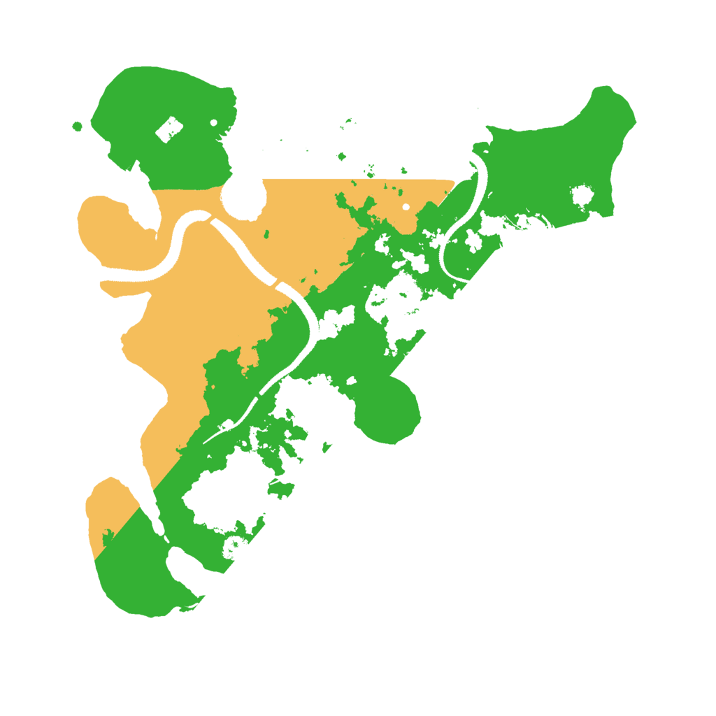Biome Rust Map: Procedural Map, Size: 3000, Seed: 1732789437