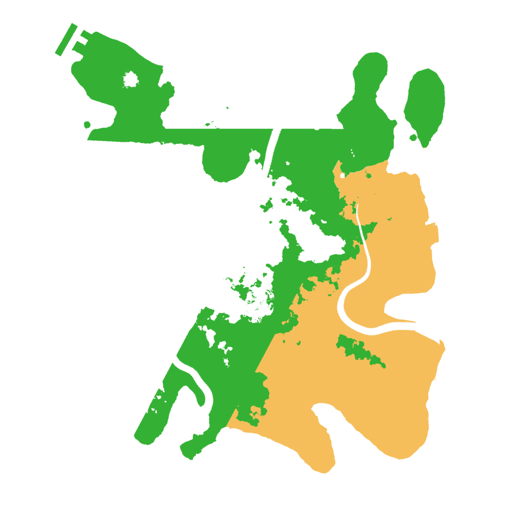 Biome Rust Map: Procedural Map, Size: 3000, Seed: 16714