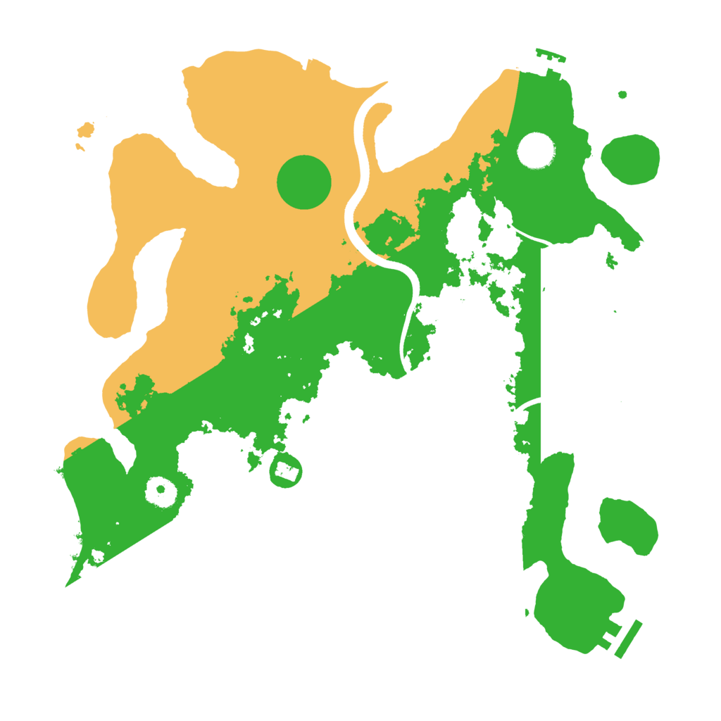 Biome Rust Map: Procedural Map, Size: 3500, Seed: 1319885548