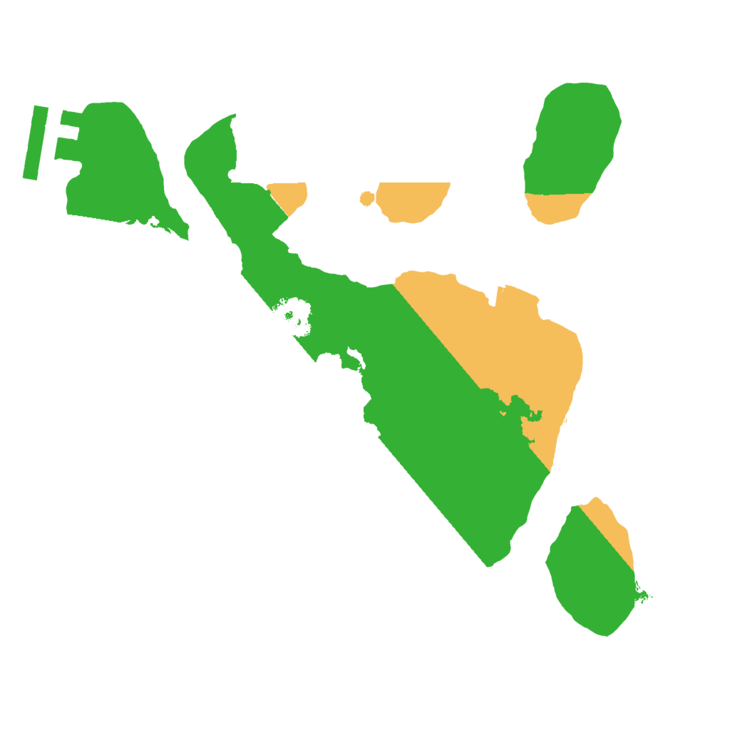 Biome Rust Map: Procedural Map, Size: 2000, Seed: 689882927