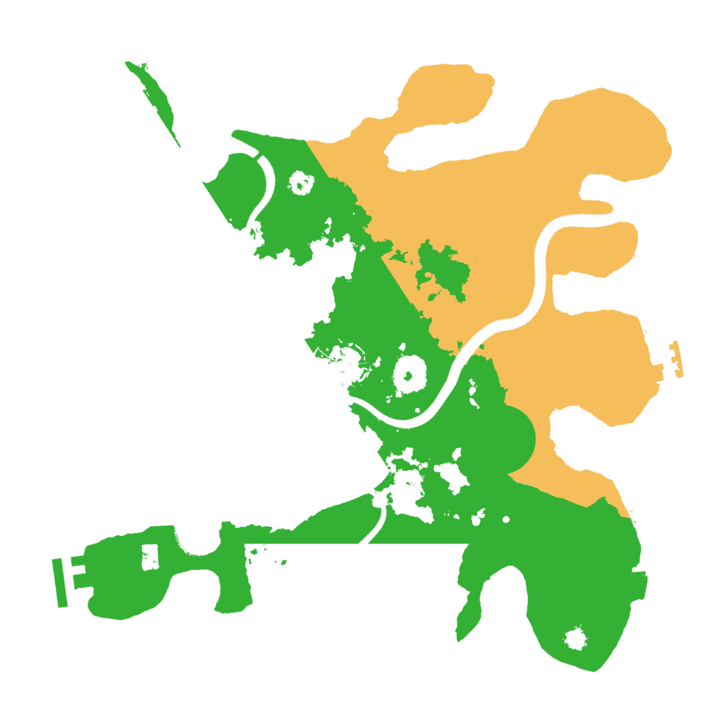 Biome Rust Map: Procedural Map, Size: 3000, Seed: 1578643848