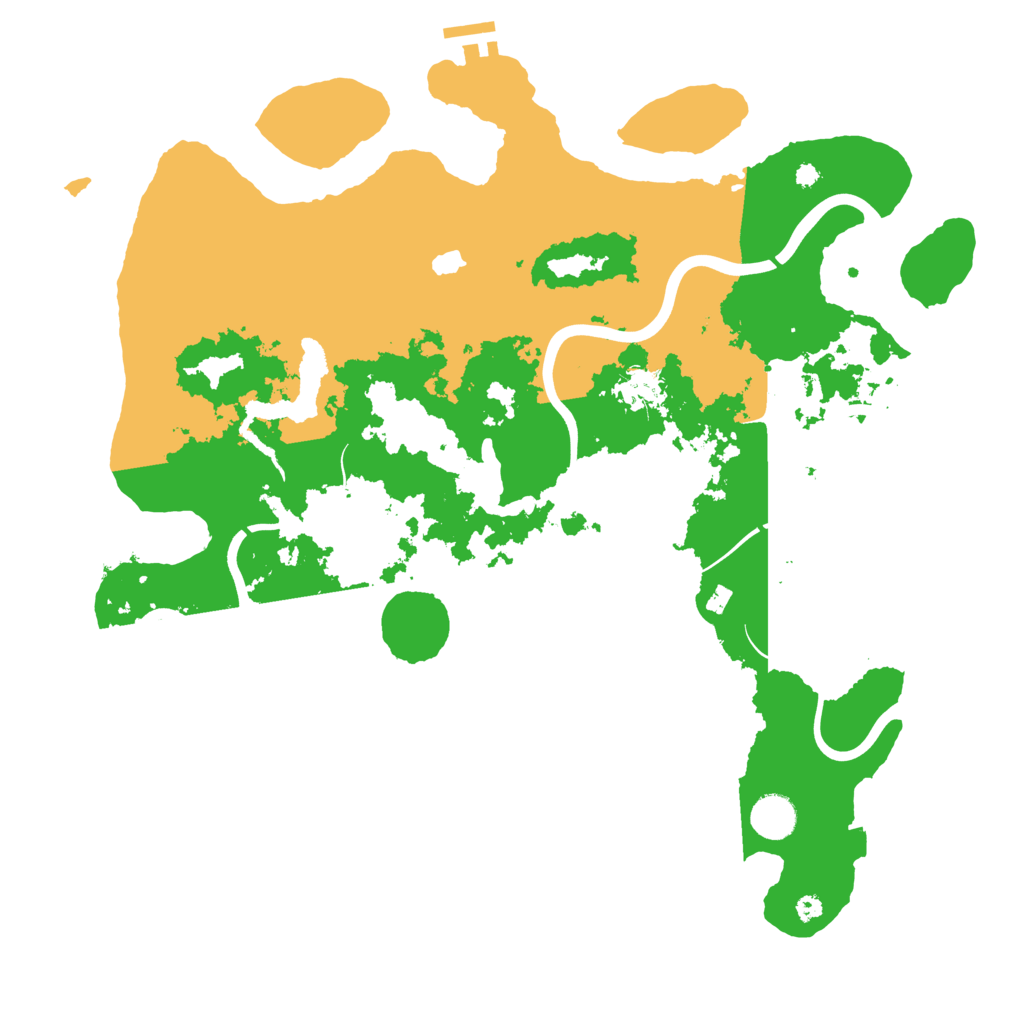 Biome Rust Map: Procedural Map, Size: 4000, Seed: 1996716008