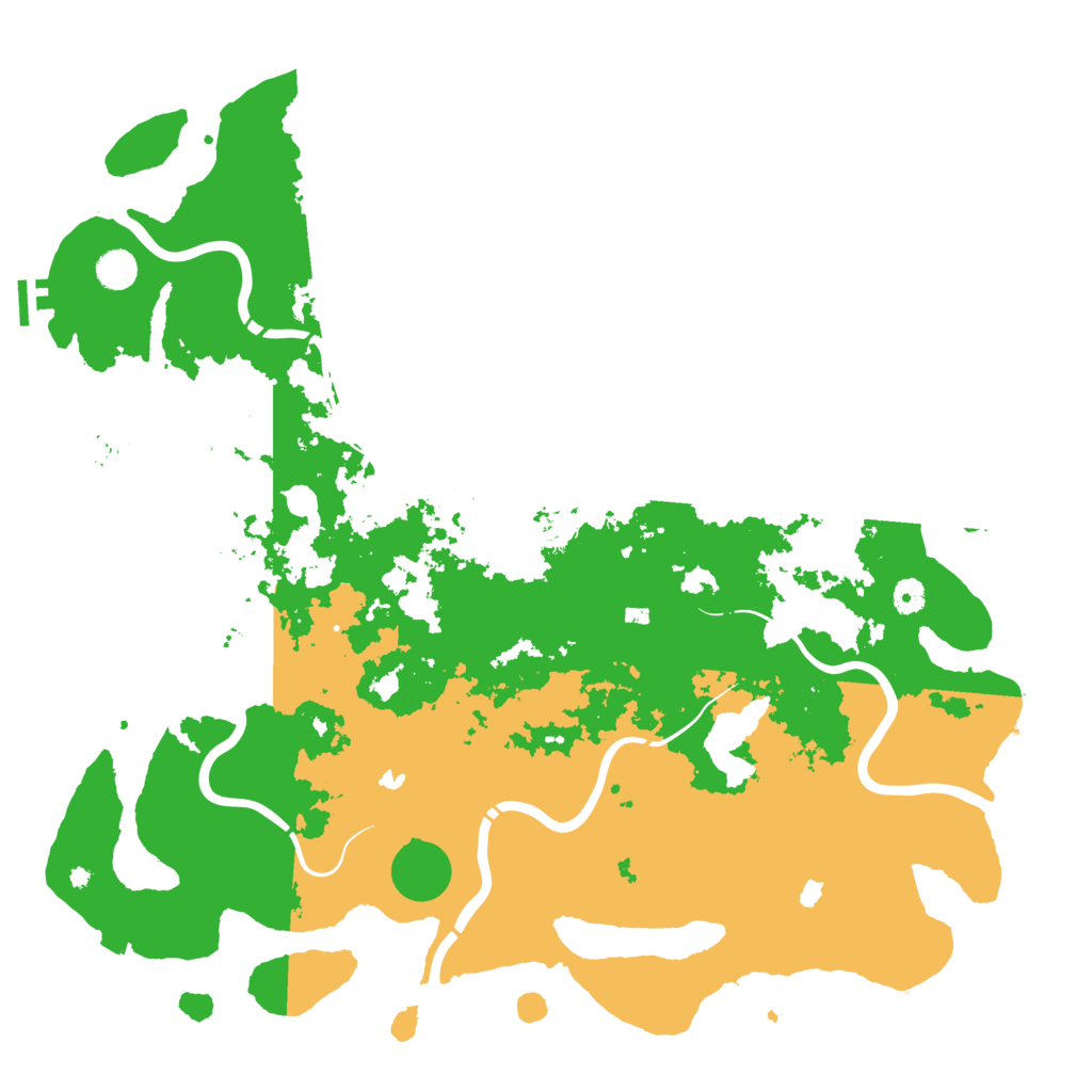 Biome Rust Map: Procedural Map, Size: 4800, Seed: 1100542529