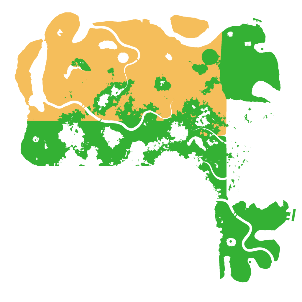 Biome Rust Map: Procedural Map, Size: 5000, Seed: 187544250