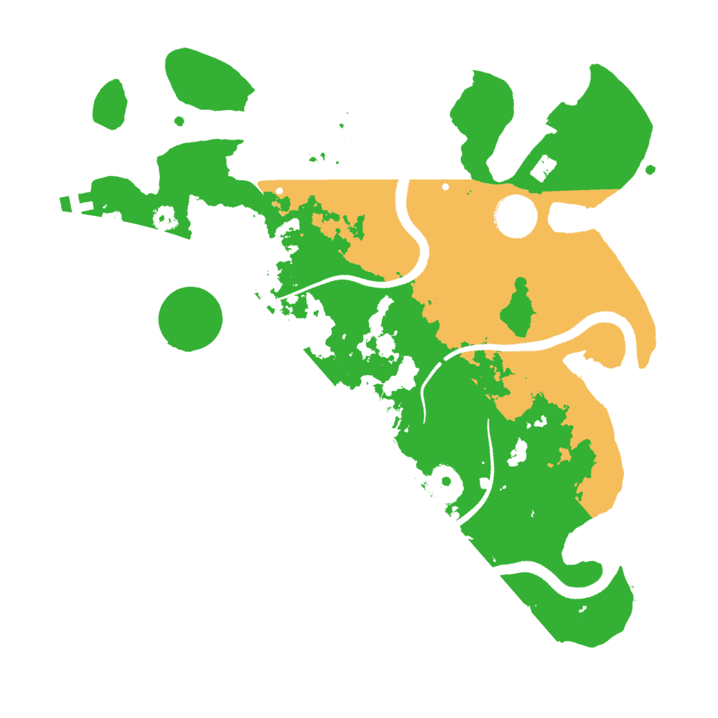 Biome Rust Map: Procedural Map, Size: 3000, Seed: 17175