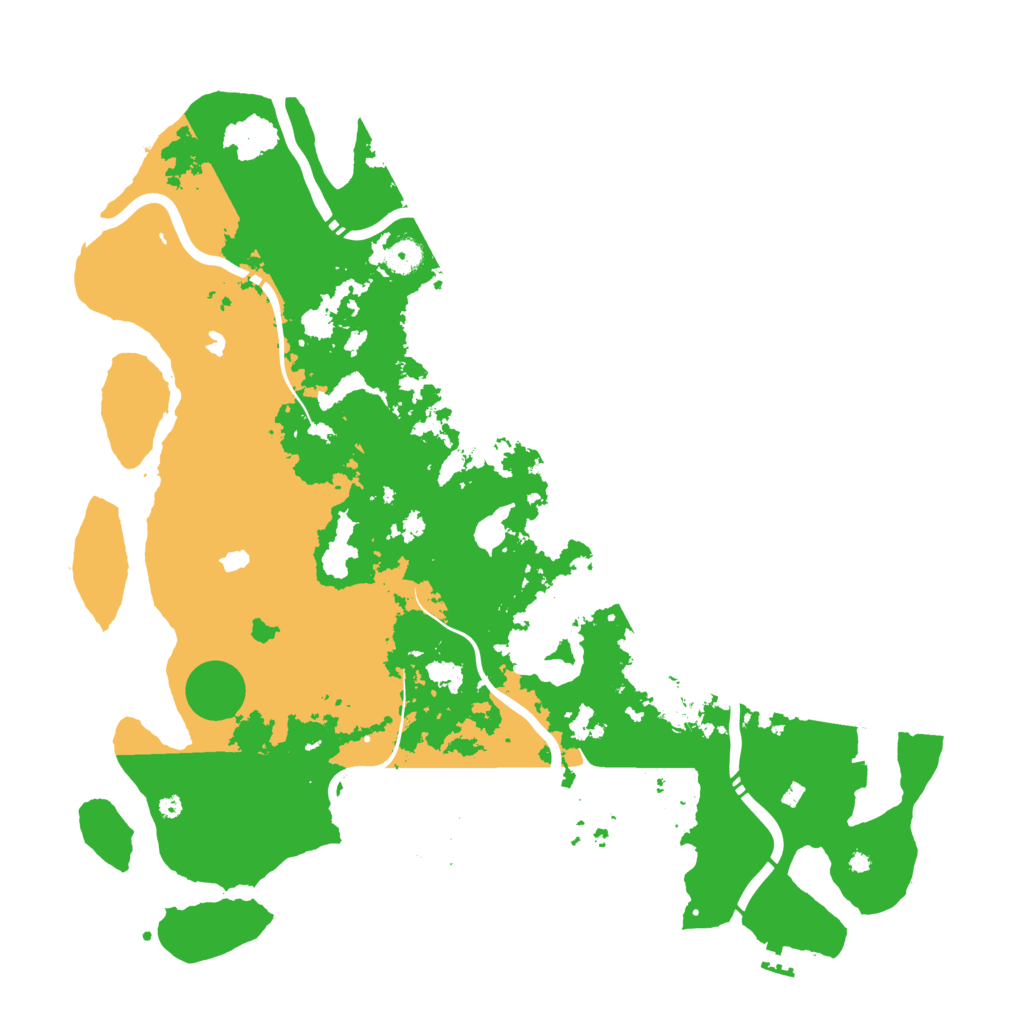 Biome Rust Map: Procedural Map, Size: 4500, Seed: 758215999