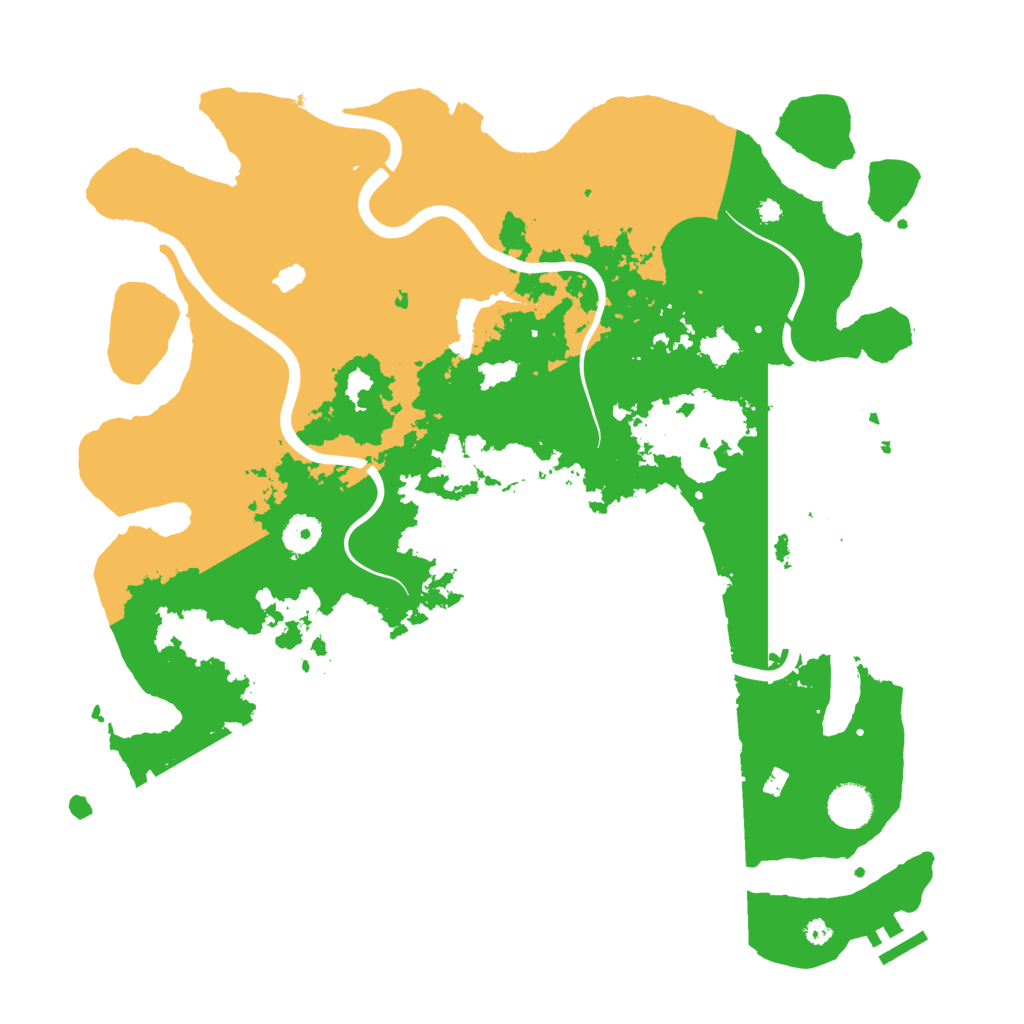 Biome Rust Map: Procedural Map, Size: 4000, Seed: 6233527