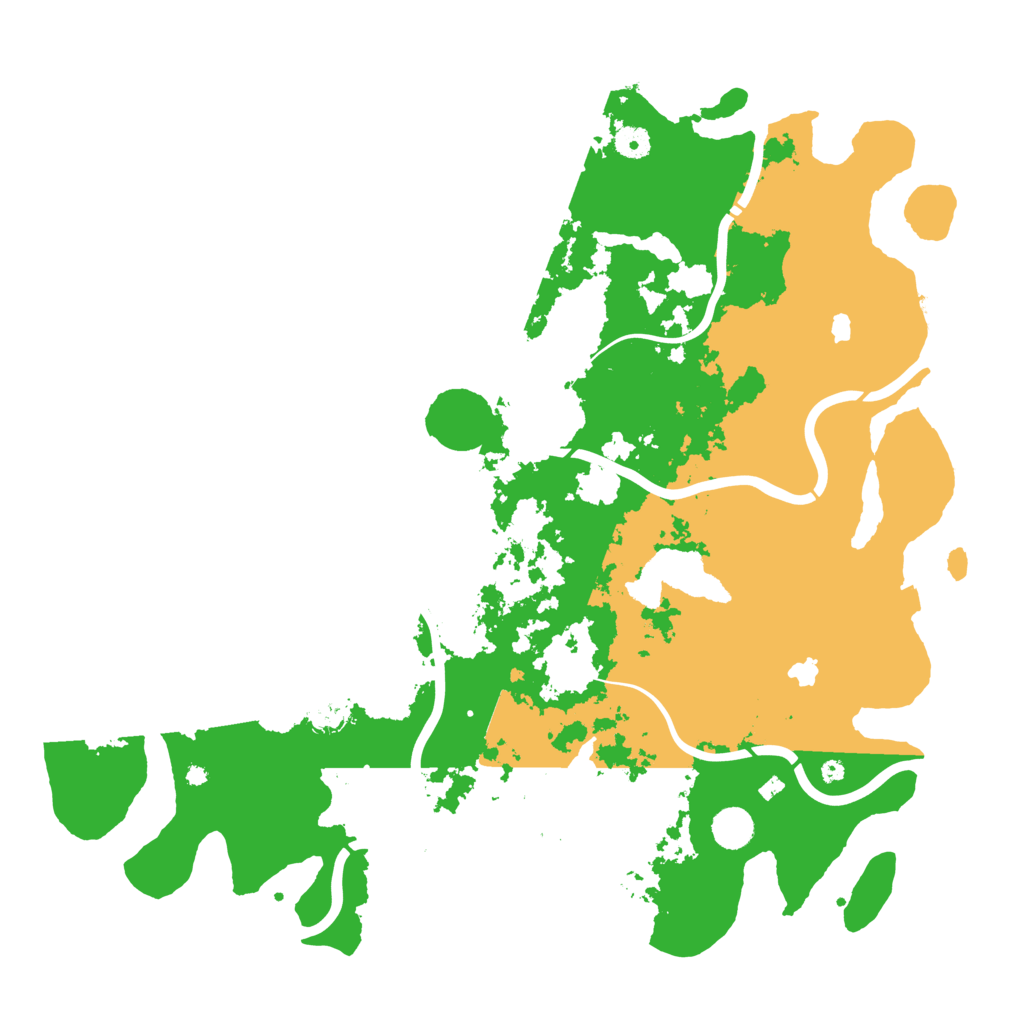 Biome Rust Map: Procedural Map, Size: 4500, Seed: 1118217114