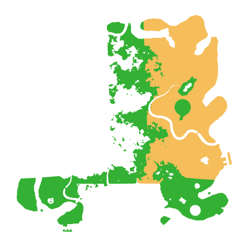 Biome Rust Map: Procedural Map, Size: 4000, Seed: 744816927