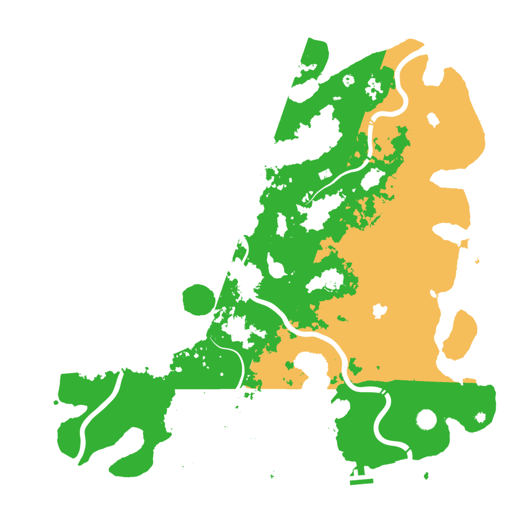 Biome Rust Map: Procedural Map, Size: 4500, Seed: 1139210782