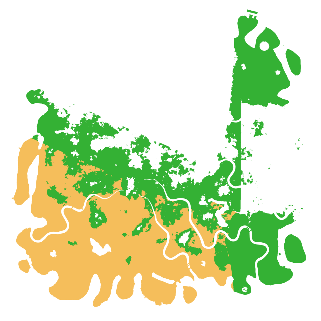 Biome Rust Map: Procedural Map, Size: 6000, Seed: 748626082