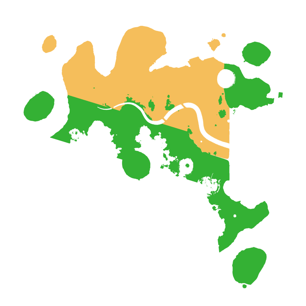 Biome Rust Map: Procedural Map, Size: 3000, Seed: 288875251