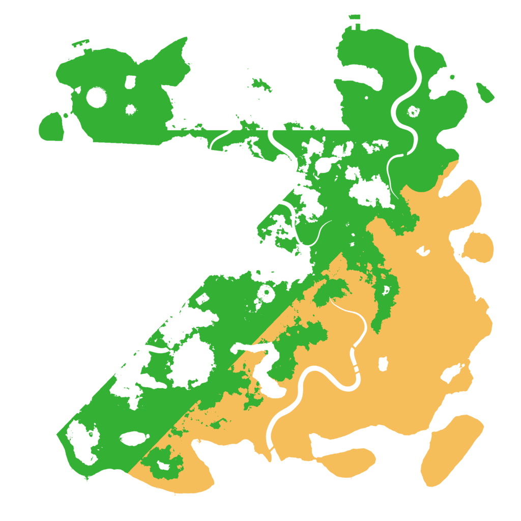 Biome Rust Map: Procedural Map, Size: 4500, Seed: 125123869