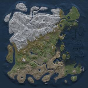 Thumbnail Rust Map: Procedural Map, Size: 4800, Seed: 1865831598, 17 Monuments