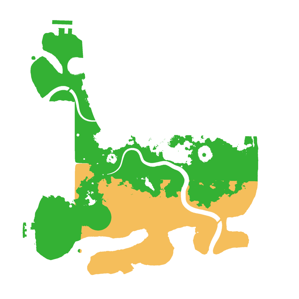 Biome Rust Map: Procedural Map, Size: 3000, Seed: 1231235456