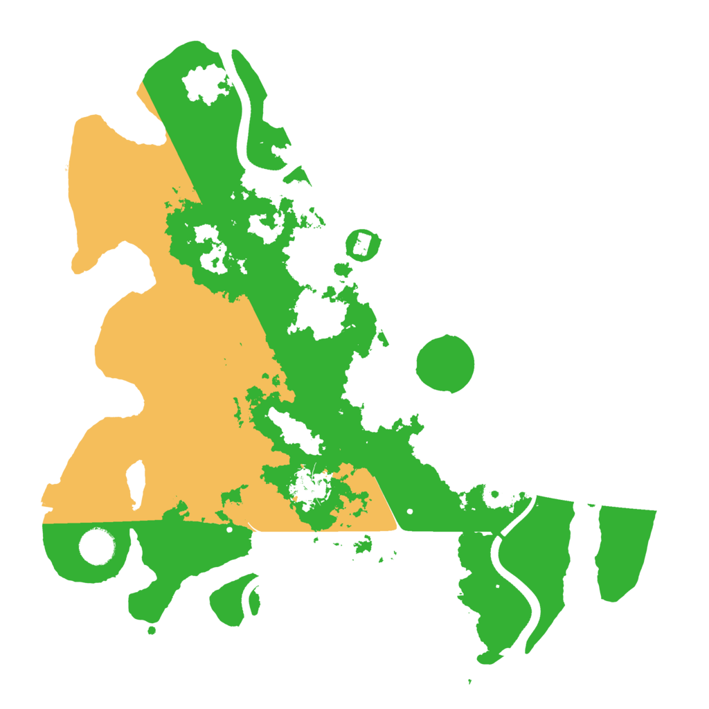 Biome Rust Map: Procedural Map, Size: 3500, Seed: 79458481